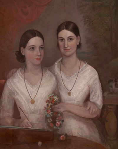 Misses Isabella and Fanny, Daughters of the Reverend William Browne by Frederick Strange